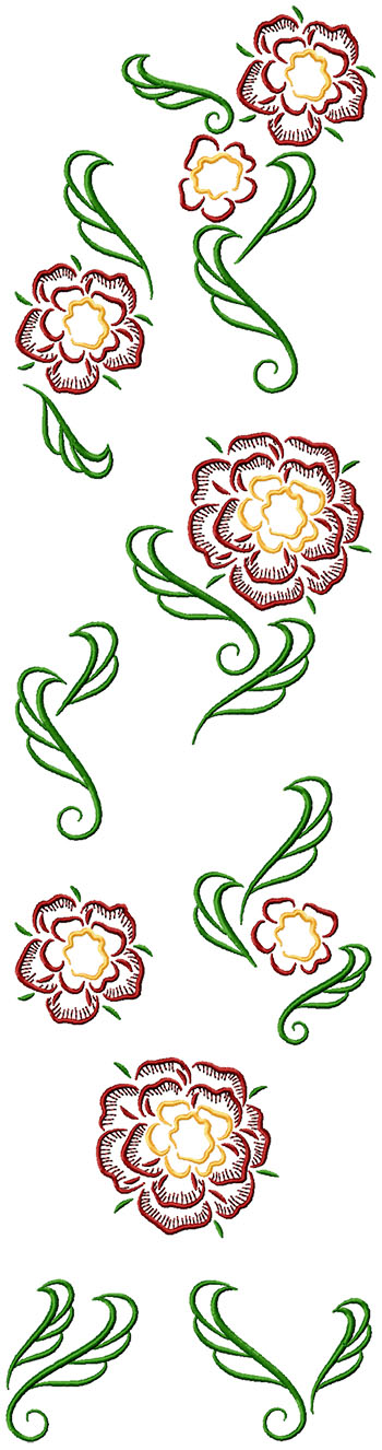 Peony Doodle Set