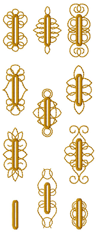 Decorative Buttonhole Set