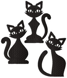 Halloween Cat Set Machine Embroidery Designs