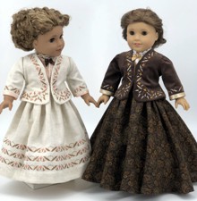 A Victorian Style Jacket for 18-inch Dolls