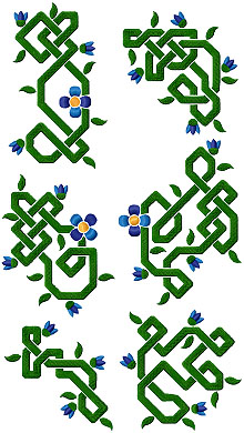 Celtic Knotwork Vine Set