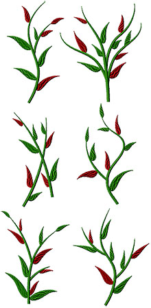 Spring Grass Stalk Set