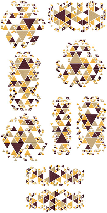 Triangle Mosaic Set