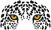 Jaguar Eyes Machine Embroidery Design