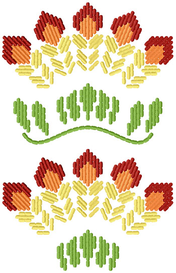 Southwestern Flower Motif Set