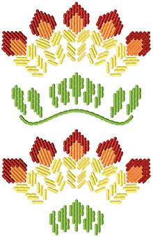 Southwestern Flower Motif Set