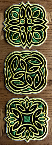 Celtic Style Coasters In-the-Hoop (ITH)