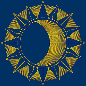 Solar Eclipse Mandala