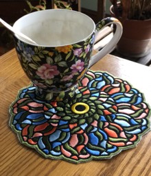 Colors of Spring Mug Rug In-the-Hoop (ITH)