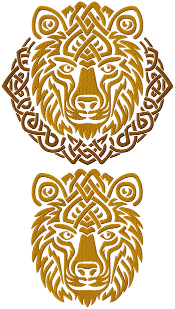 Celtic Knotwork Bear Set