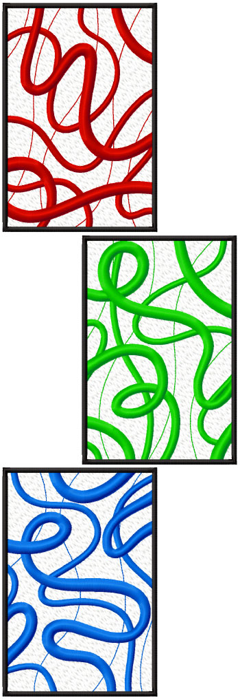 Art Nouveau Decorative Panel Set