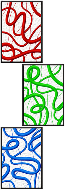 Art Nouveau Decorative Panel Set