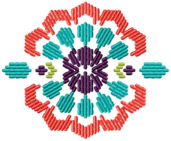 Southwestern Flower Motif
