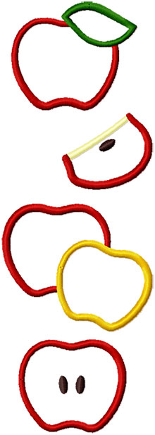 Apple Applique Set