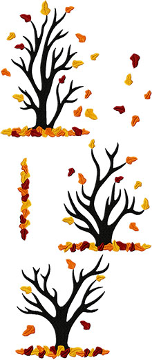 Autumn Tree Set