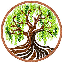 Willow Machine Embroidery Design
