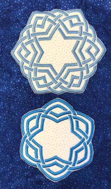 Snowflake Coaster and Mug Rug in-the-Hoop (ITH)