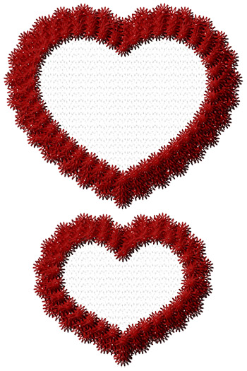 Fuzzy Heart Set