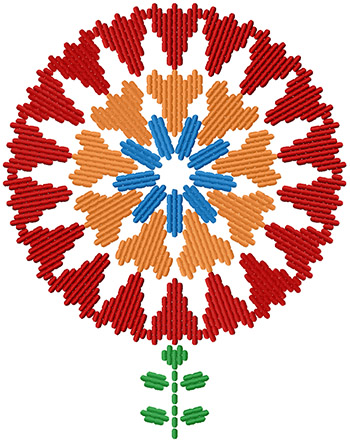 Southwestern Flower Motif