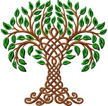 Celtic Tree of Life Machine Embroidery Design