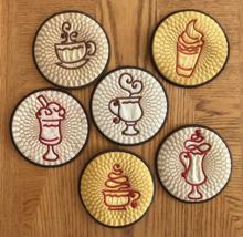 Coffee Coasters In-the-Hoop (ITH)