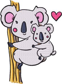Koala with Baby