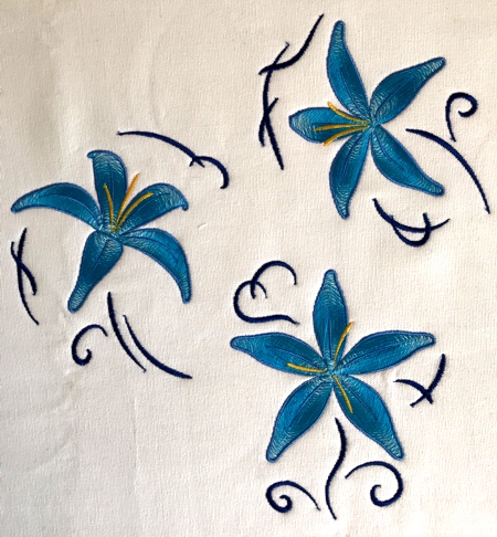 Advanced Embroidery Designs - Swirl and Flower Set