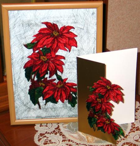 Advanced Embroidery Designs - Poinsettias