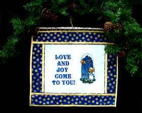 Christmas Projects and Gift Ideas with machine embroidery image 1