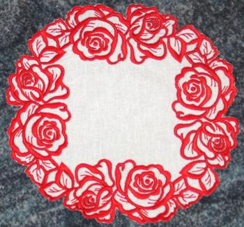 Doily with a Border Lace Design image 1