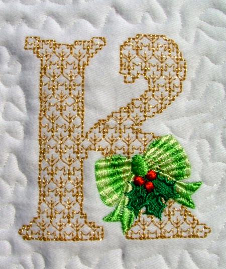 Christmas ABC Wall Hanging image 10