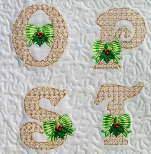 Christmas ABC Wall Hanging image 8