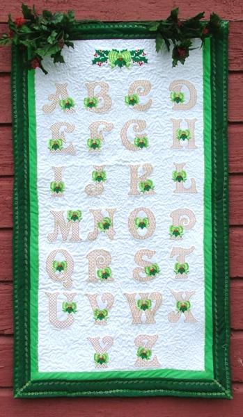 Christmas ABC Wall Hanging image 1