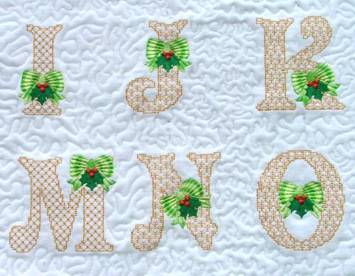 Christmas ABC Wall Hanging image 7