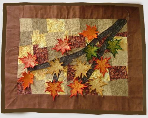 Fall Leaves Mini-Quilt image 7