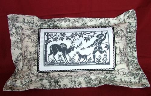 Toile Pillows with Hunting Scenes image 8