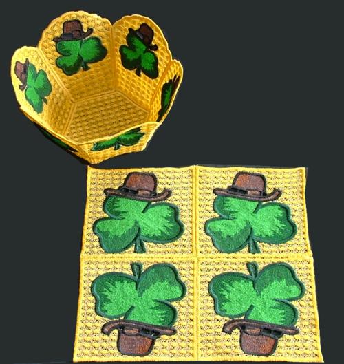 Free Standing Shamrock Bowls image 5