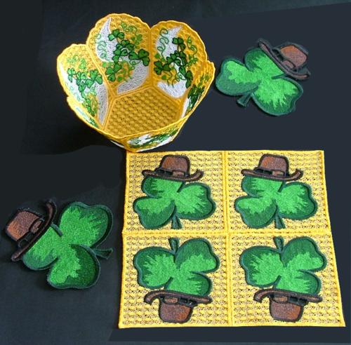 Free Standing Shamrock Bowls image 8