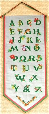 Christmas ABC Wall Hanging image 1