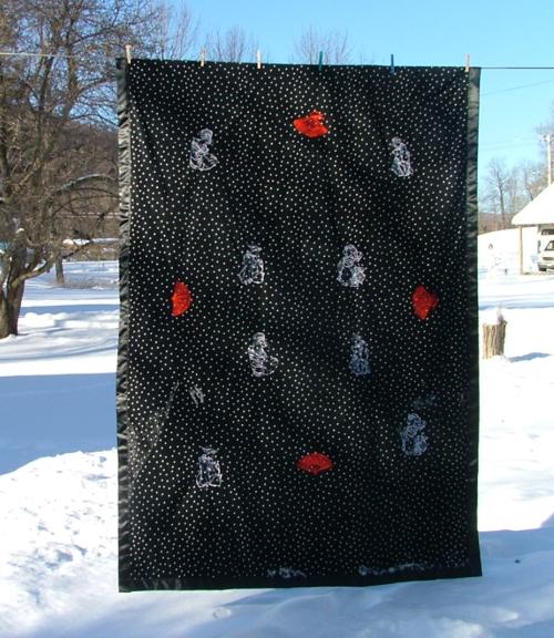 Fleece Throw with Geishas image 6