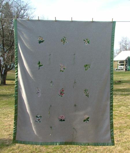 Fleece Flower Throw image 1