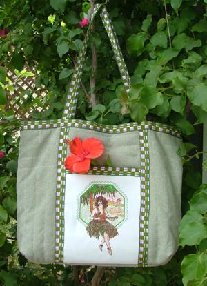 Quilted Hawaii Tote-Bag image 6