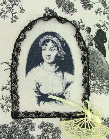Jane Austen Quilted Wall Hanging image 10