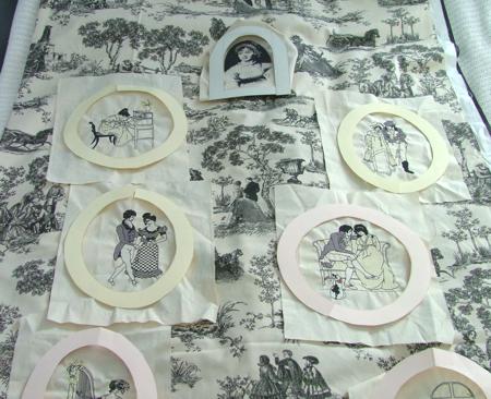 Jane Austen Quilted Wall Hanging image 6