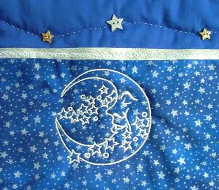 Moonlit Seascape Wall Quilt image 7