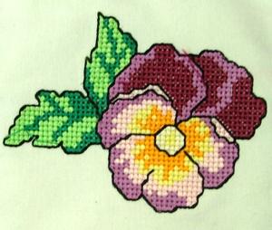 Pansy Lap Quilt image 10