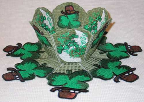 Free Standing Shamrock Bowls image 1