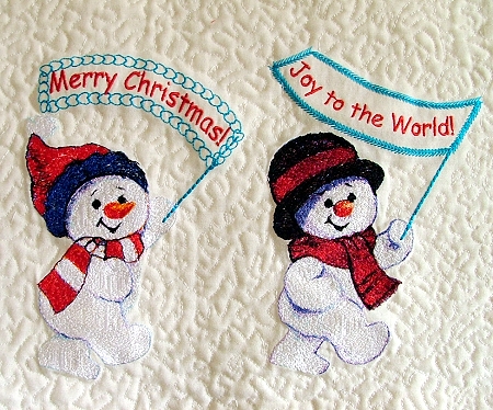 Snowman Parade Wall Hanging image 3