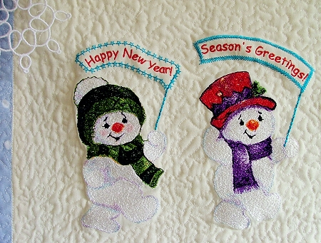 Snowman Parade Wall Hanging image 4