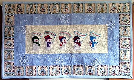 Snowman Parade Wall Hanging image 7